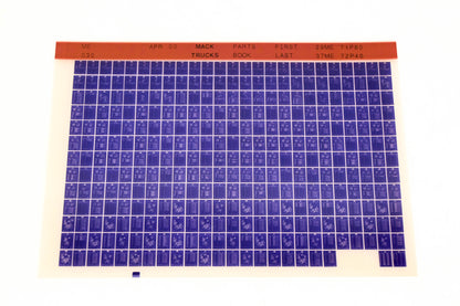 Mack ME030 29ME74P80 - 37ME72P40 Parts Microfiche NOS