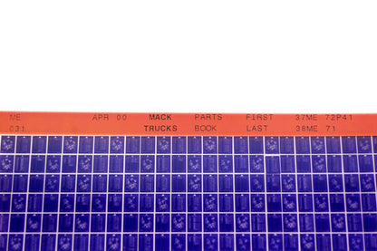 Mack ME031 37MEP41 - 38ME71 Parts Microfiche NOS