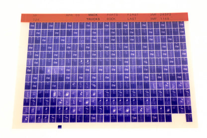 Mack MF026 3MF283P2 3MF1148 Parts Microfiche NOS