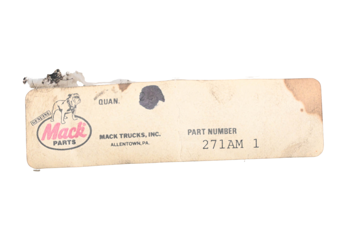 Mack 271AM1 Washers Qty 2 NOS