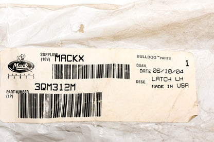 Mack 3QM312M Lefthand Hood Latch NOS