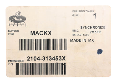 Mack 2104-313453X Synchronizer NOS