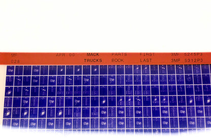 Mack MF028 3MF5245P3 - 3MF5312P3 Parts Microfiche NOS