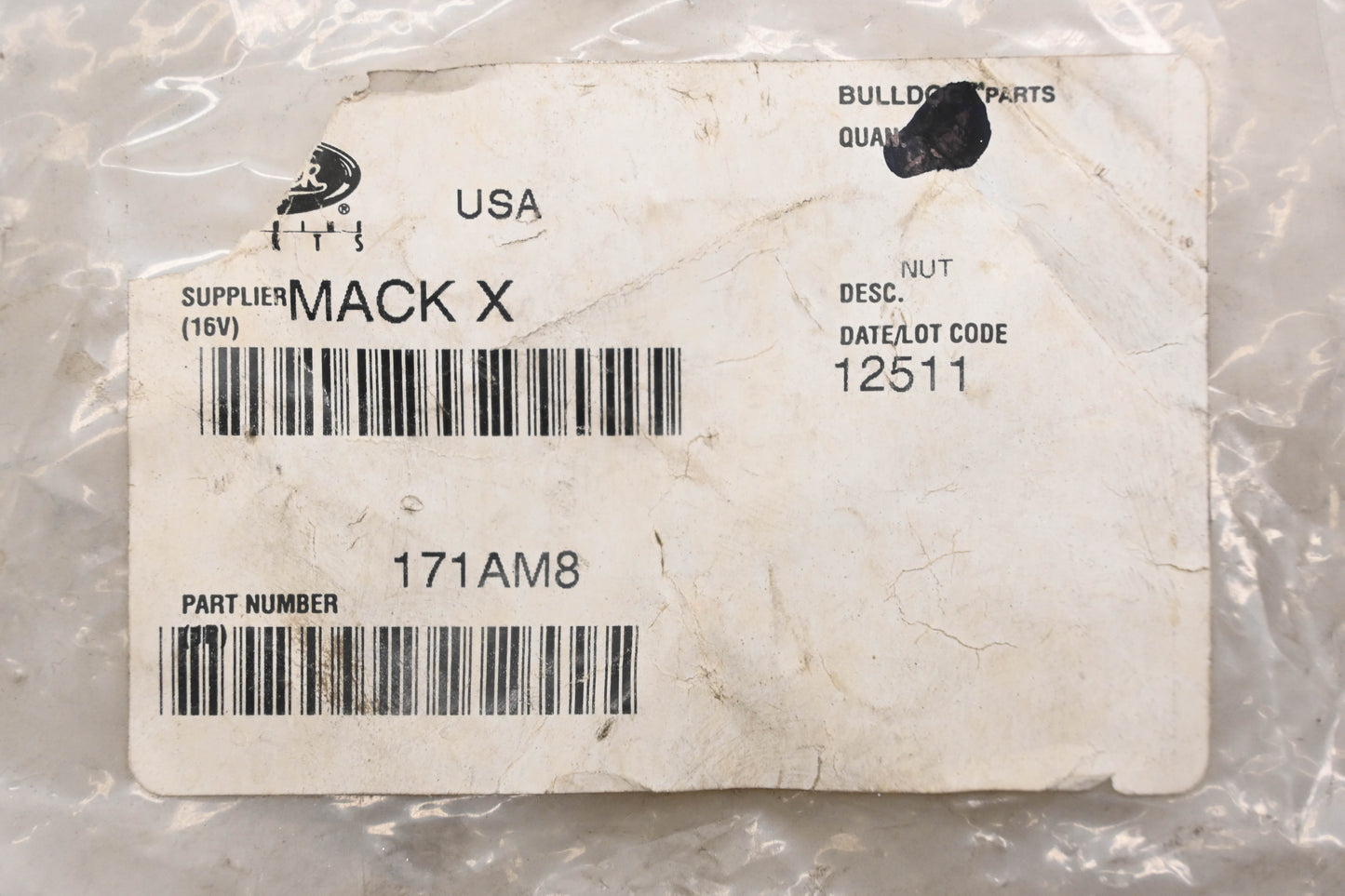 Mack 171AM8, 25190675 Nut NOS