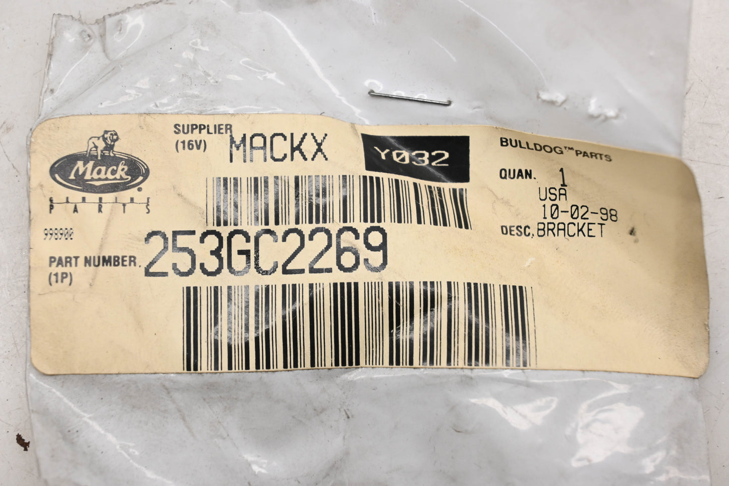 Mack 253GC2269 Bracket NOS