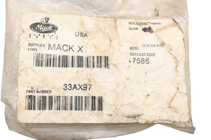 Mack 33AX97 Clevis Pin NOS