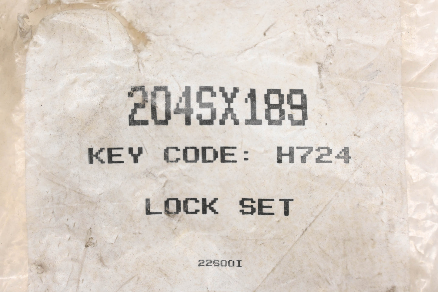 Mack 204SX189 Lock Kit NOS