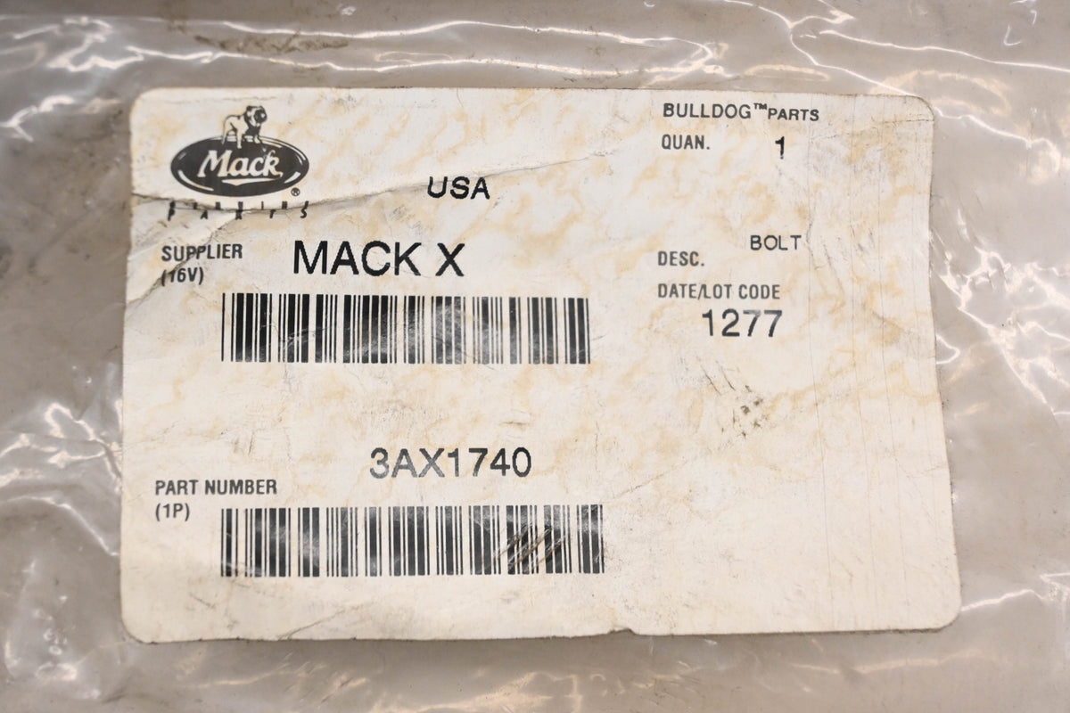 Mack 3AX1740 Hex Head Bolt NOS