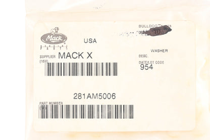 Mack 281AM5006 Rubber Washers Qty 2 NOS
