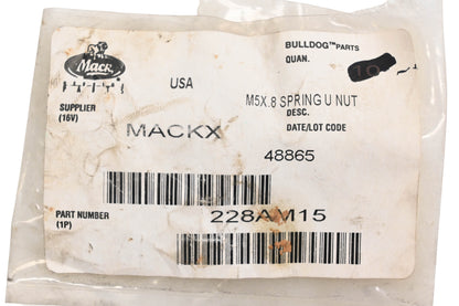 Mack 228AM15, 25109922 Spring Nut NOS
