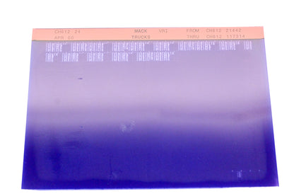 Mack CH612 24, CH612-24 CH61221442 -CH612117314 VRI Microfiche NOS