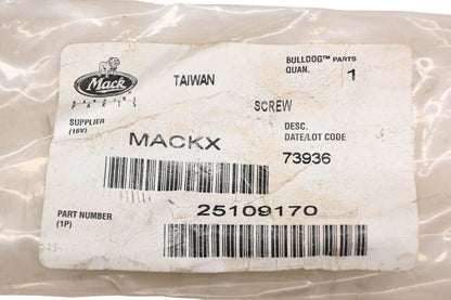 Mack 25109170, 1AX149 Screw NOS