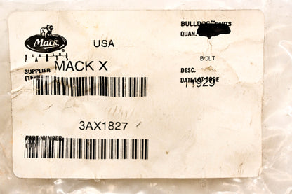 Mack 3AX1827 Bolt NOS