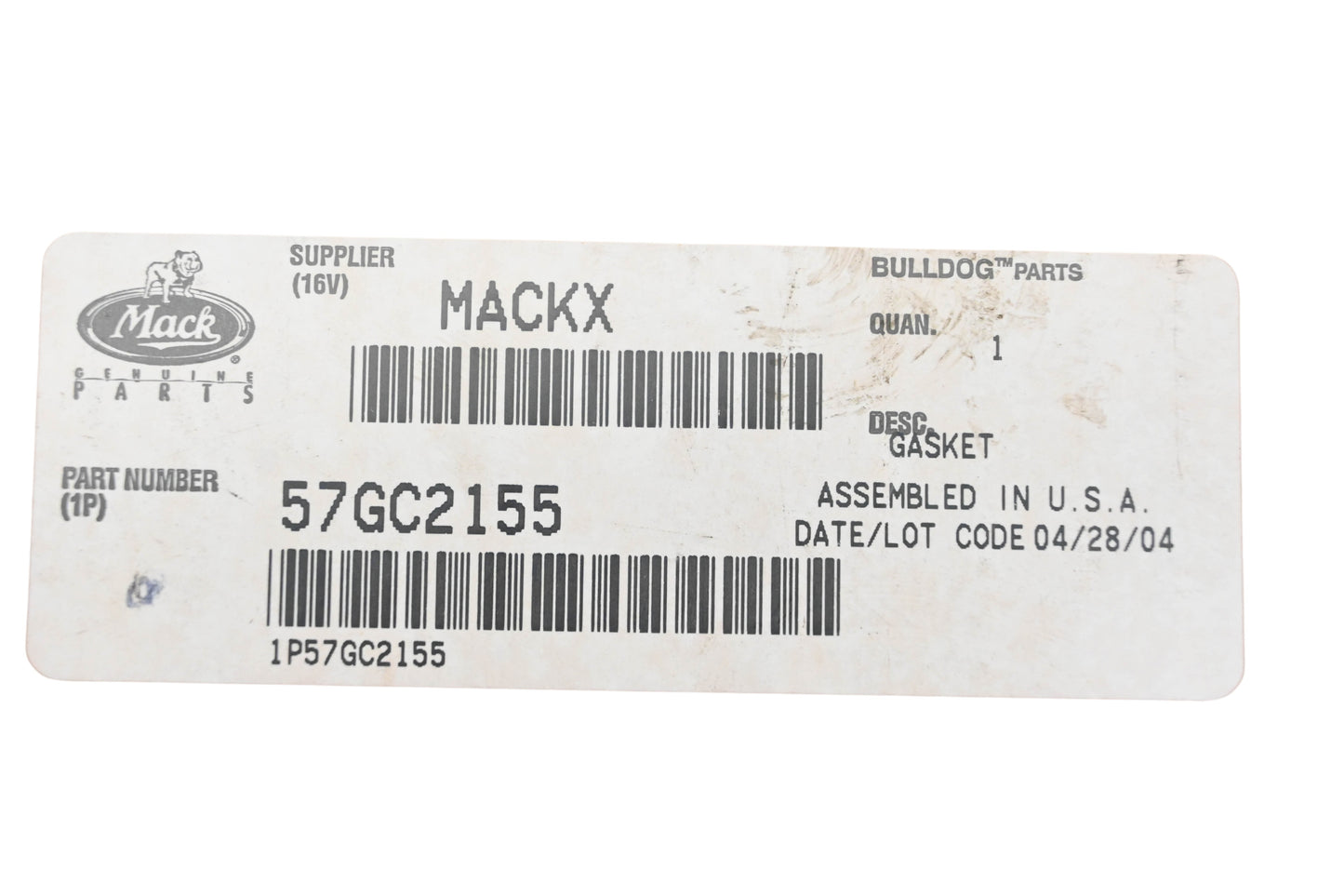 Mack 57GC2155 Head Gasket NOS