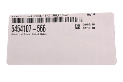 New OEM Polaris 5454107-566 White Righthand Trim Panel NOS