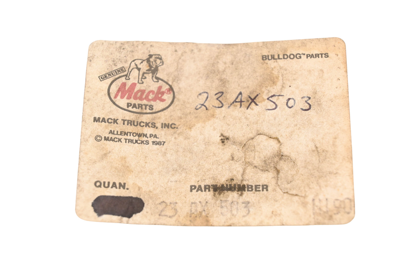 Mack 23AX503 Nut NOS