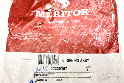 Meritor 60050267, 8235-60050267 Brake Spring Kit NOS