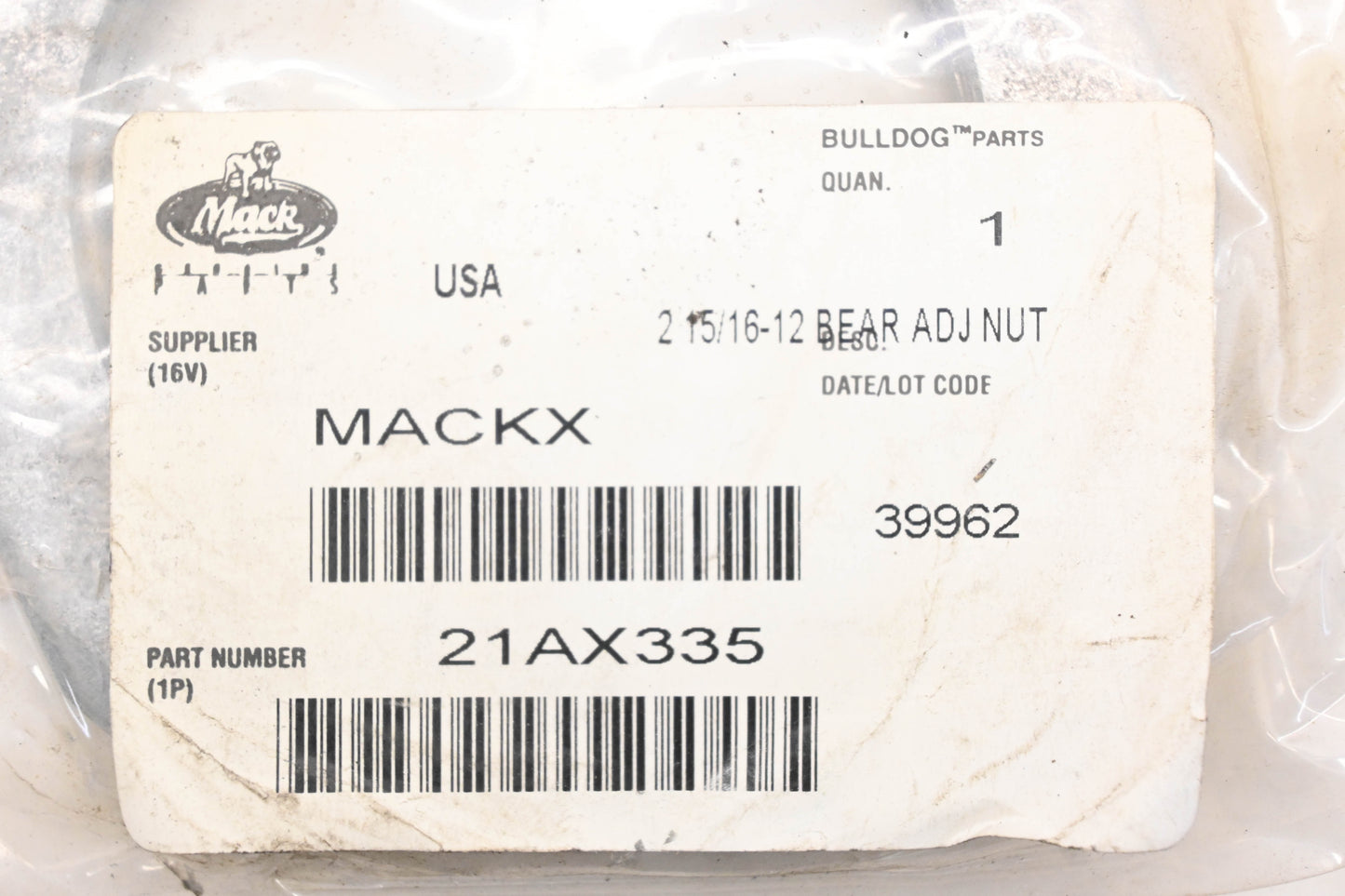 Mack 21AX335 Wheel Clamp