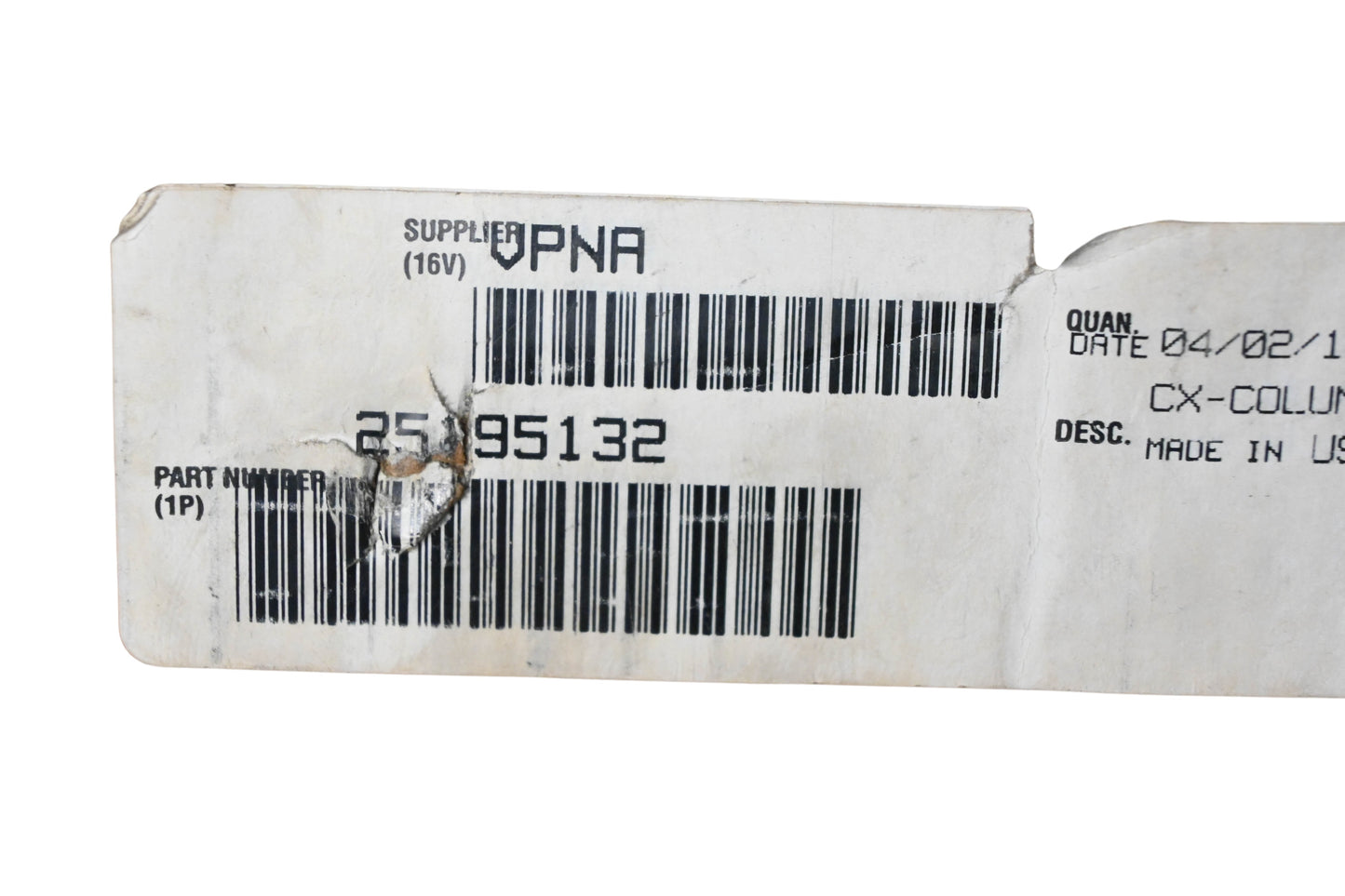 Mack 25195132 VPNA CX Steering Column Assembly NOS