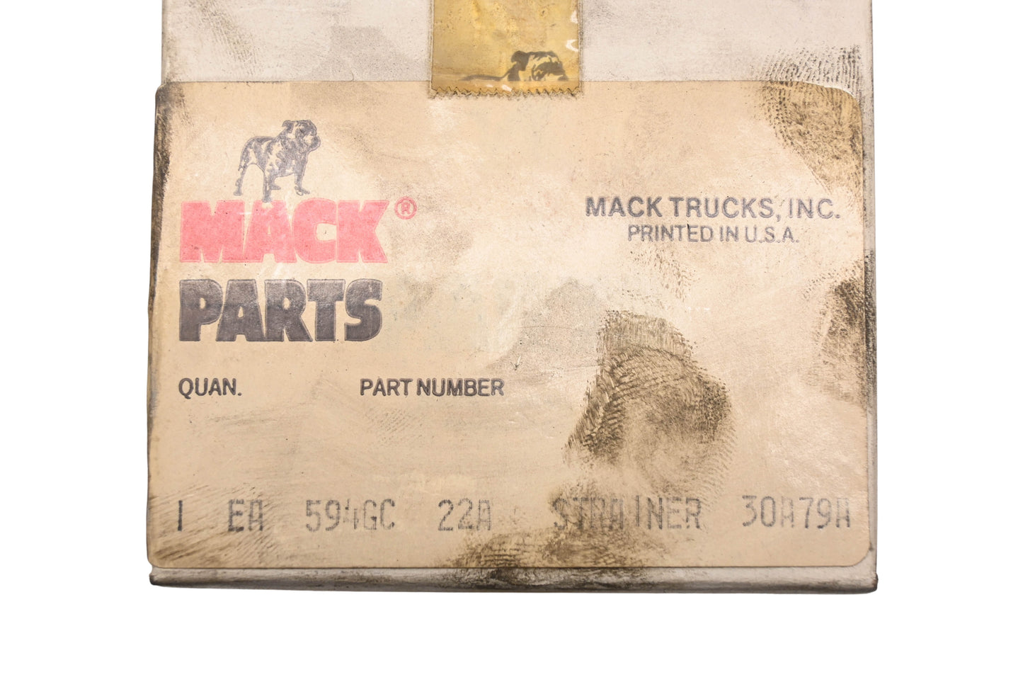 Mack 594GC22A, 236594F Strainer Assembly NOS