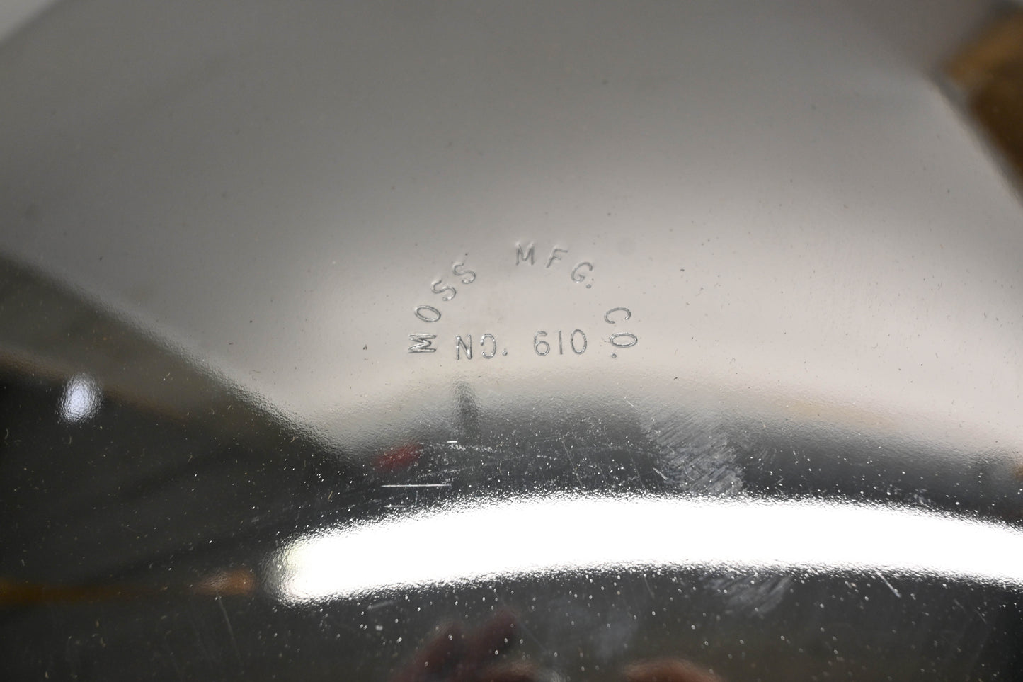 Moss 610 Chrome Hub Center Cap NOS