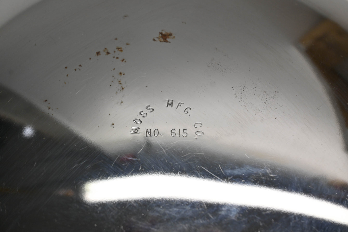 Moss 615 Chrome Hub Center Cap NOS
