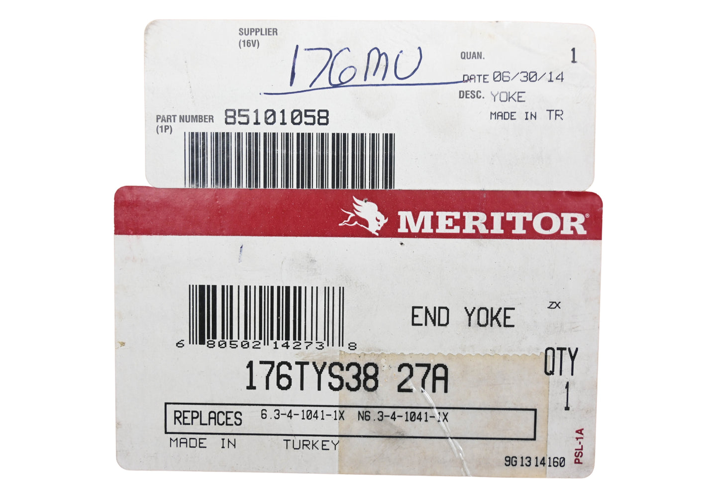 Mack 8510158, 176TYS38-27A, M176T30 Meritor Yoke End Kit NOS