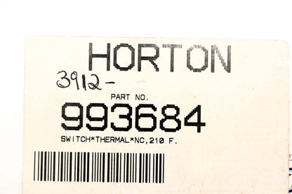 Horton 993684, 3912-993684 Thermal Switch NOS