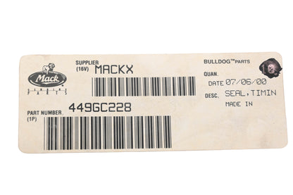 Mack 449GC228 Timing Seal NOS