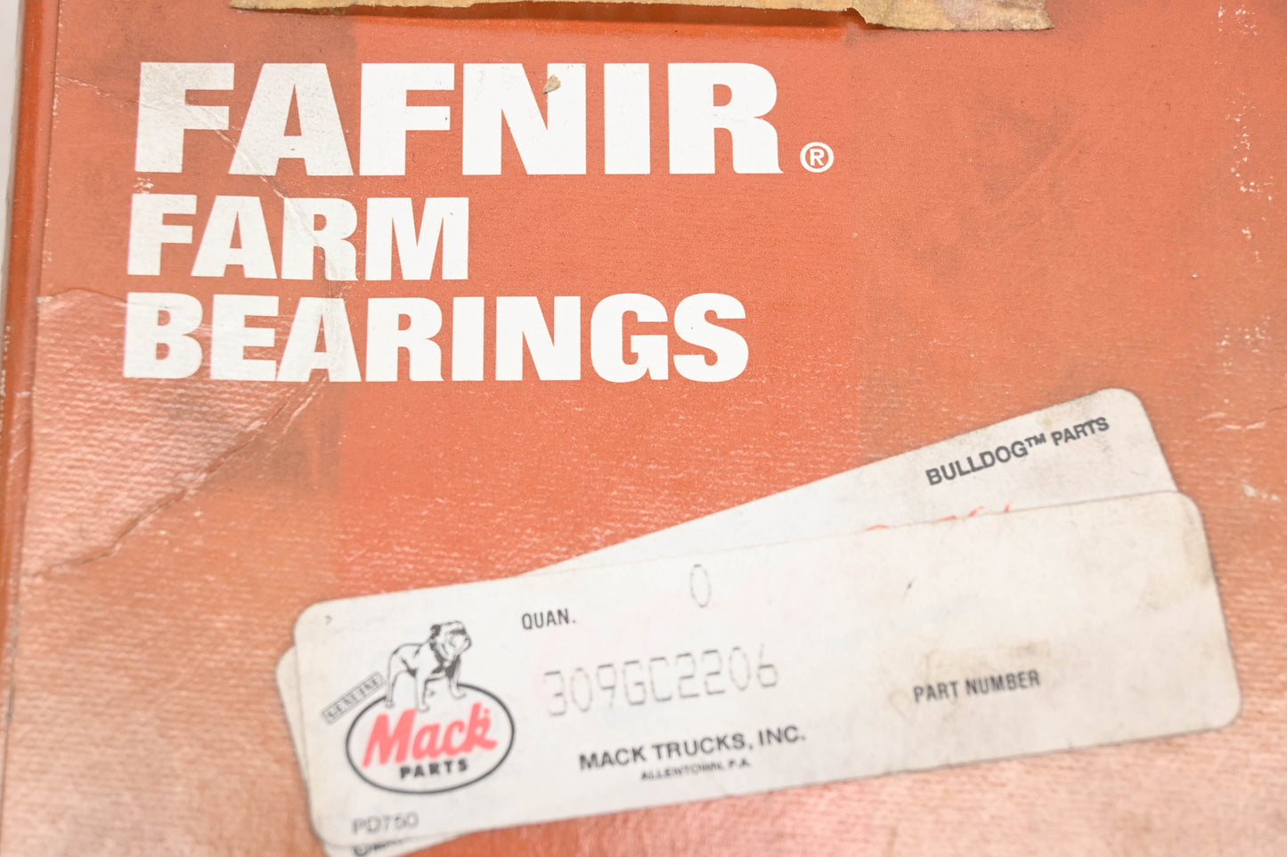 Mack 309GC2206, 010-10874 Fafnir Pulley NOS