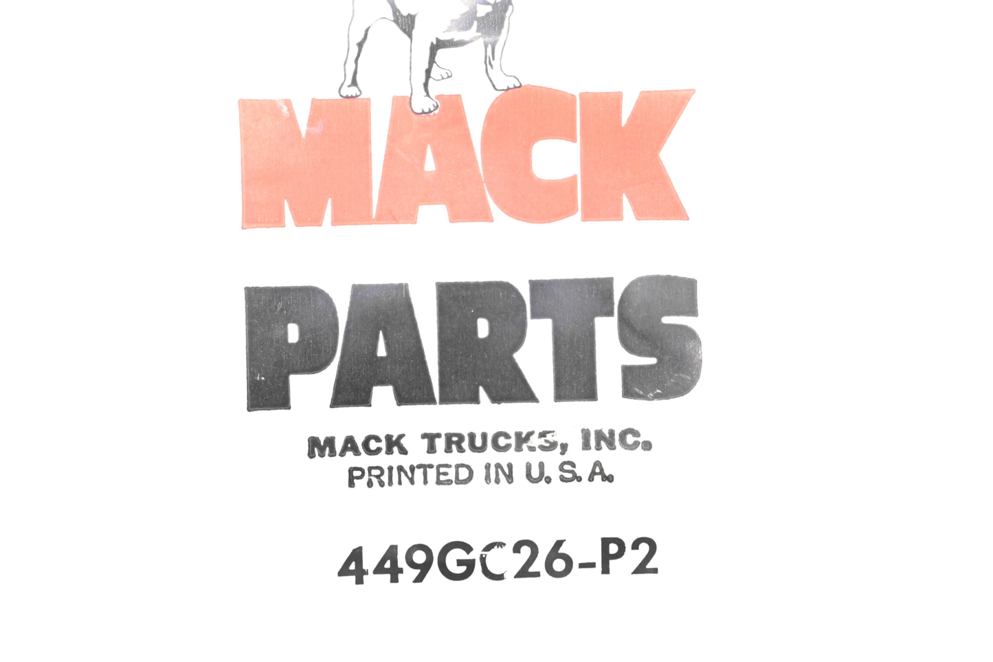 Mack 449GC26P2 Tension Spring Clip NOS