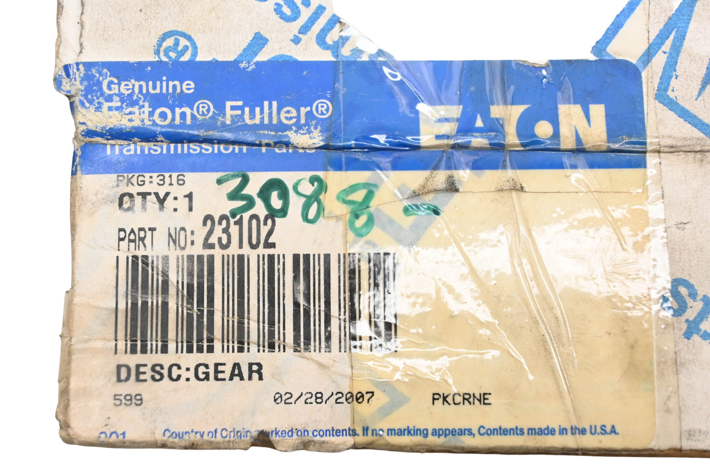 Mack 3088-23102 Eaton Fuller Gear NOS