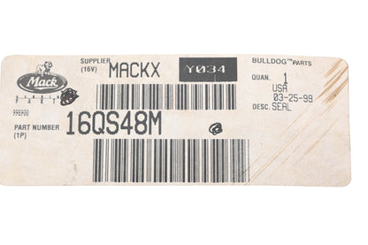 Mack 16QS48M Rubber Seal Strip 11' NOS