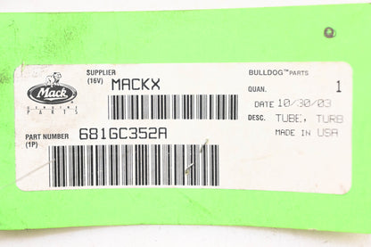 Mack 681GC352A Drain Tube NOS