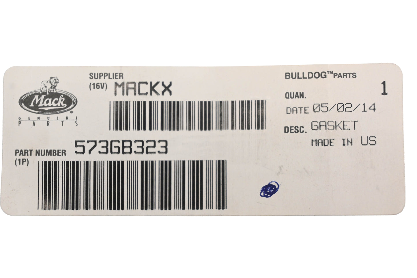 Mack 573GB323 Gasket NOS