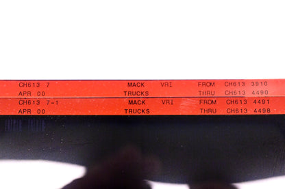 Mack CH613 7, CH613 7-1 CH6133910 -CH6134498 VRI Microfiche Lot of 2 NOS