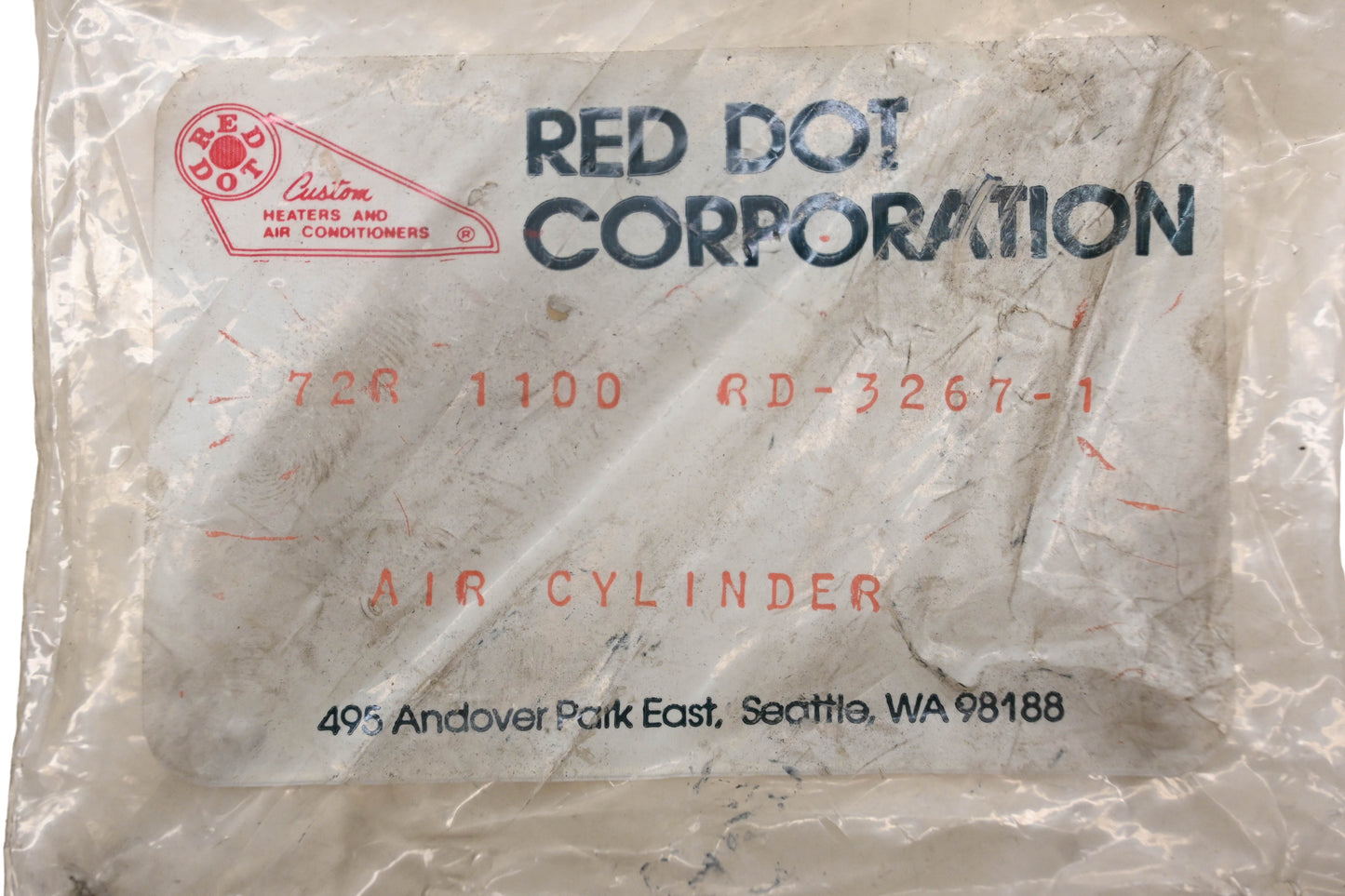 Mack 4379-RD32671 Red Dot Air Actuator NOS