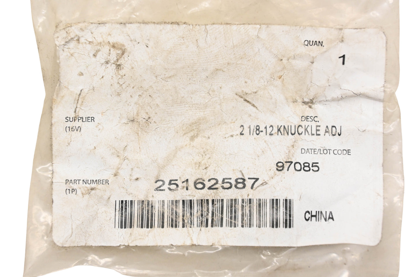 Mack 25162587, 43RU1442 King Pin Adjusting Screw NOS