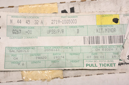 Mack 2719-1005003, 1005003 Spicer Eaton Minor Brake Repair Kit NOS