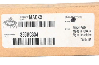 Mack 369GC334, 20706163 Push Rod NOS
