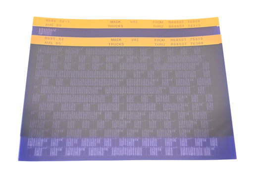 Mack R685 52, R685 52-1 R685ST75319 - R685ST76315 VRI Microfiche Lot of 2 NOS
