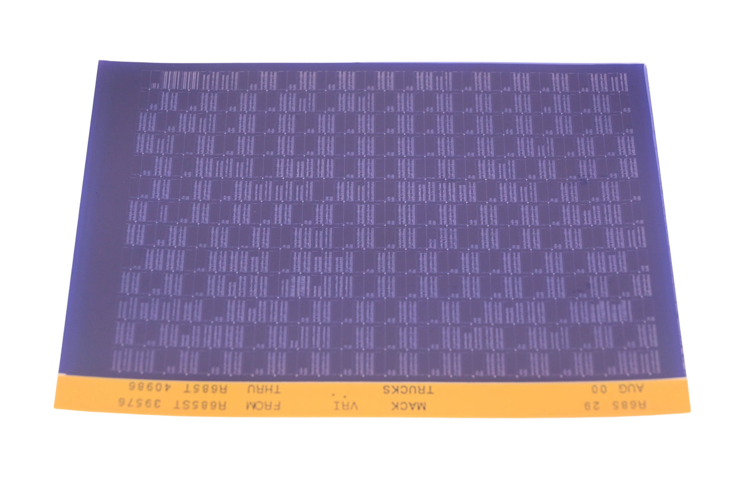 Mack R685 29 R685ST39576 - R685T40986 VRI Microfiche NOS