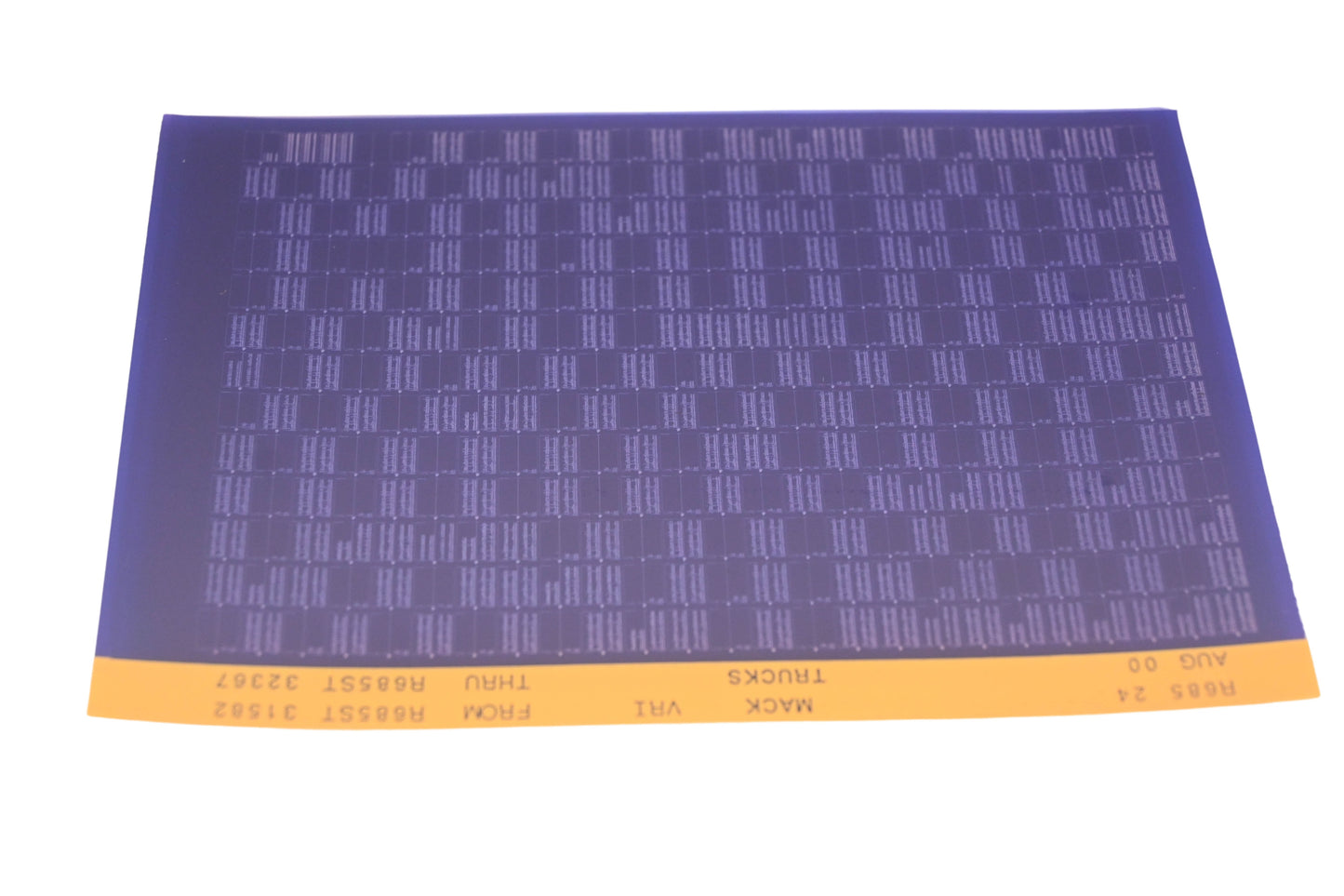 Mack R685 24 R685ST31582 - R685ST32367 VRI Microfiche NOS