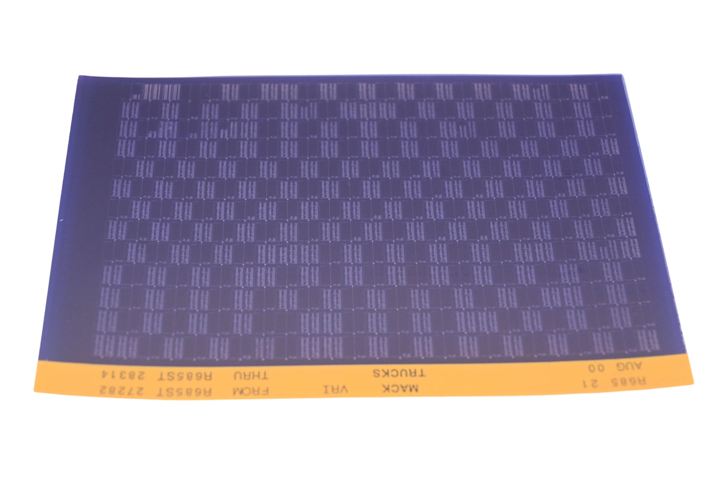 Mack R685 21 R685ST27282 - R685ST28314 VRI Microfiche NOS