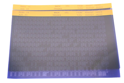 Mack R685 14, R958 15 685ST16328 - R685ST20323 VRI Microfiche Lot of 2 NOS