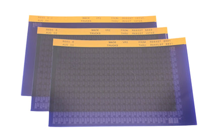 Mack R685 8, R685 9, R685 9-1 R685ST8634 - R685T10746 VRI Microfiche Lot of 3 NOS