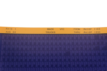 Mack R410 1 R410P1193 -R410P1530 VRI Microfiche NOS