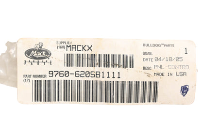 Mack 9760-620SB1111 Control Panel NOS