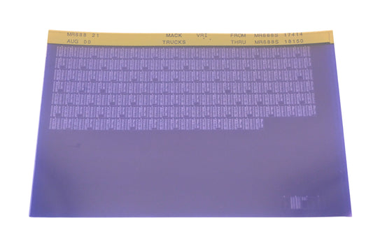 Mack MR688 21 MR688S17414 - MR688S18150 VRI Microfiche NOS