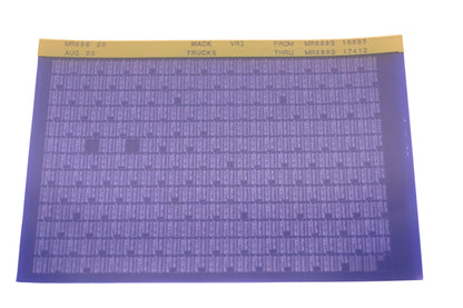 Mack MR688 20 MR688S16695 - MR688S17412 VRI Microfiche NOS